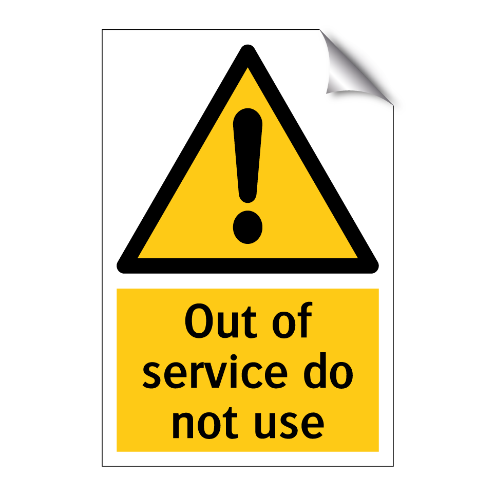 Out of service do not use