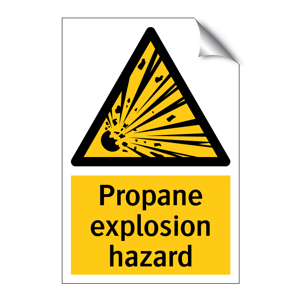 Propane explosion hazard