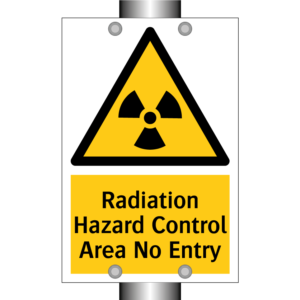 Radiation Hazard Control Area No Entry