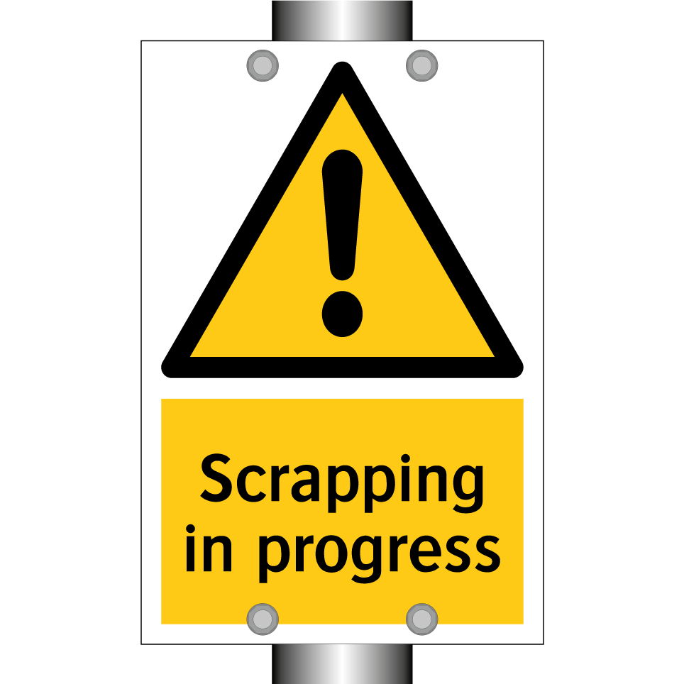 Scrapping in progress