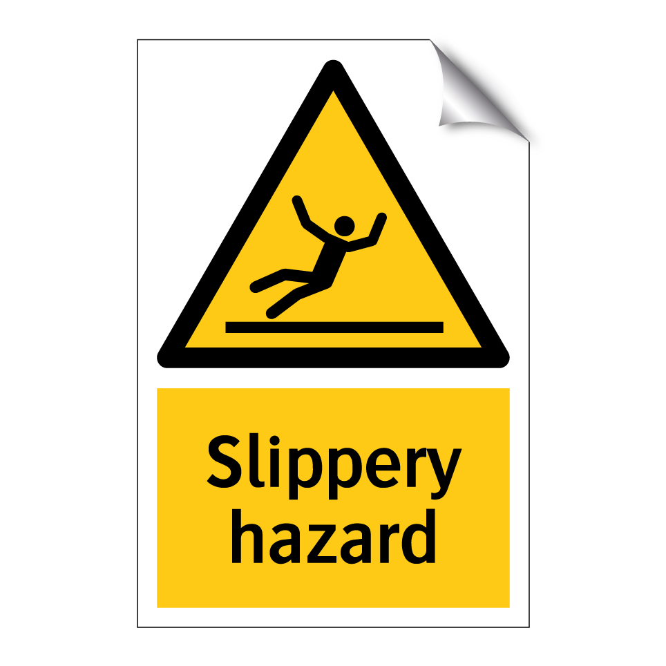 Slippery hazard