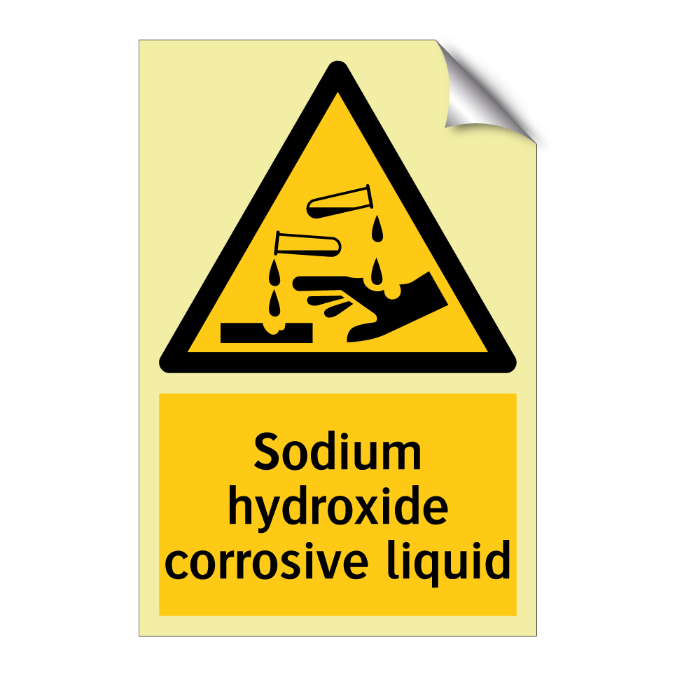 Sodium hydroxide corrosive liquid
