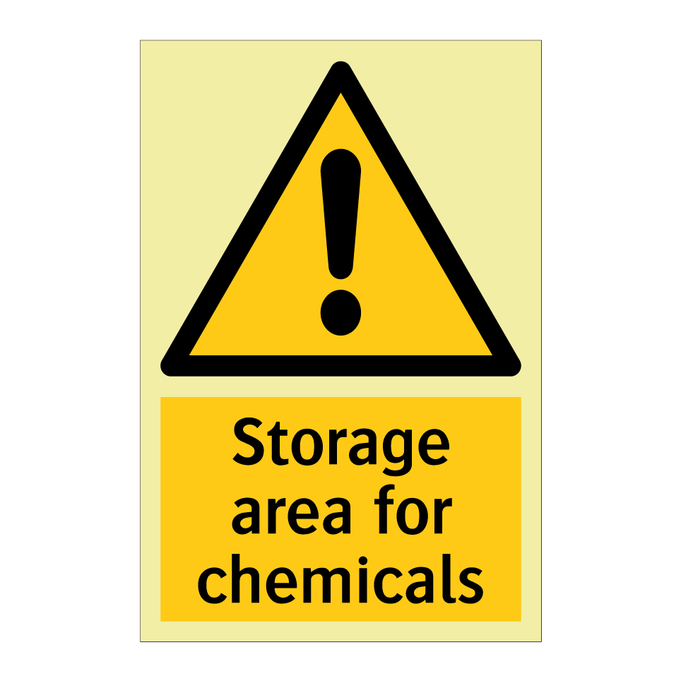 Storage area for chemicals