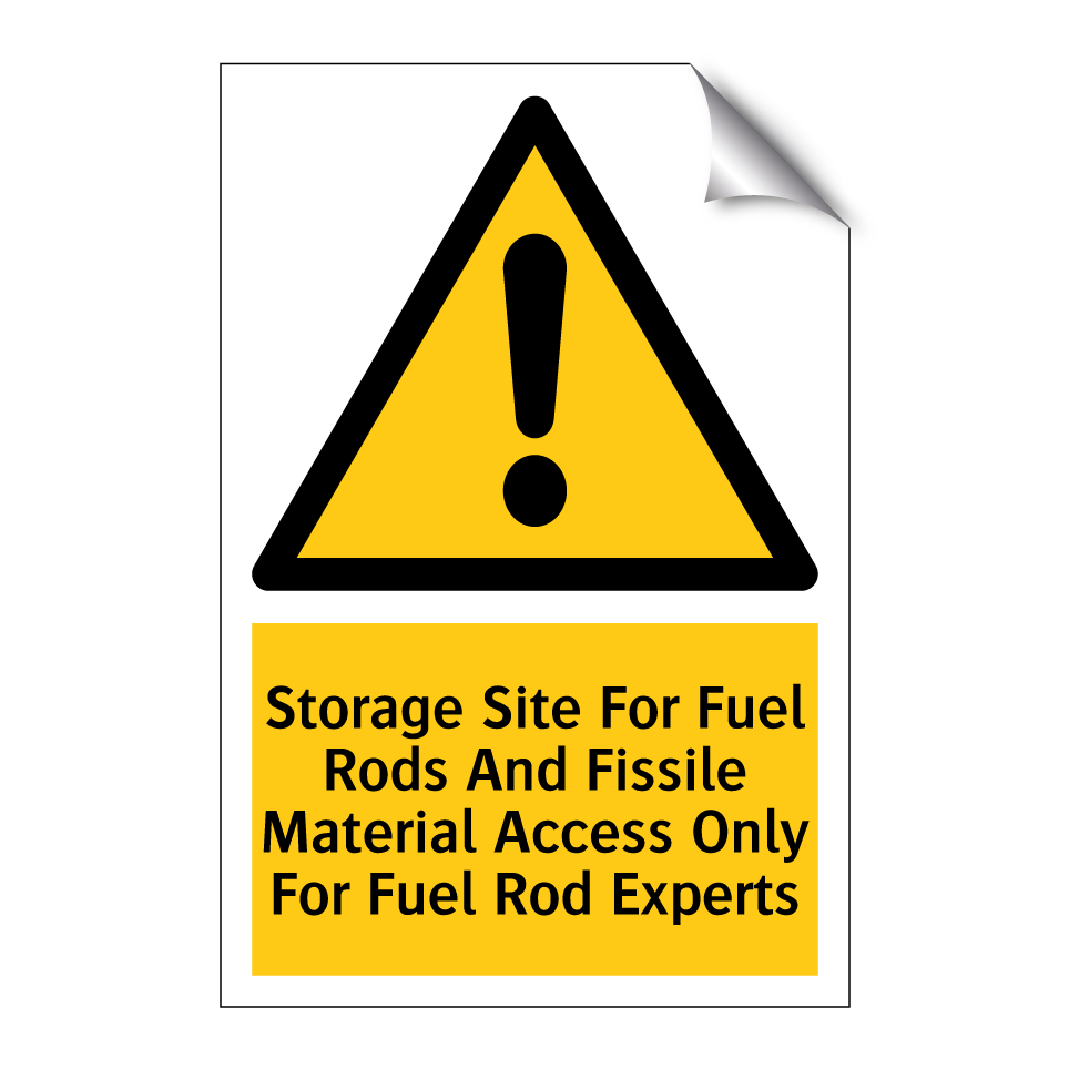 Storage Site For Fuel Rods And Fissile Material Access Only For Fuel Rod Experts