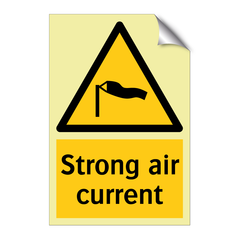 Strong air current