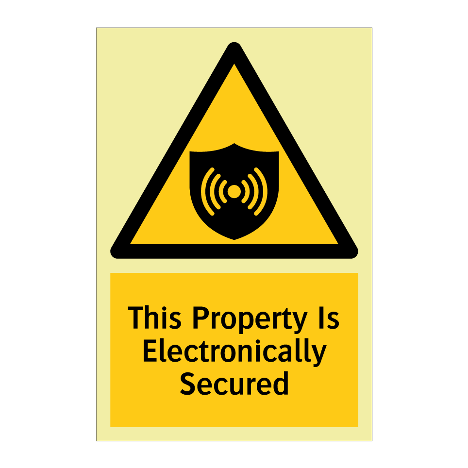 This Property Is Electronically Secured