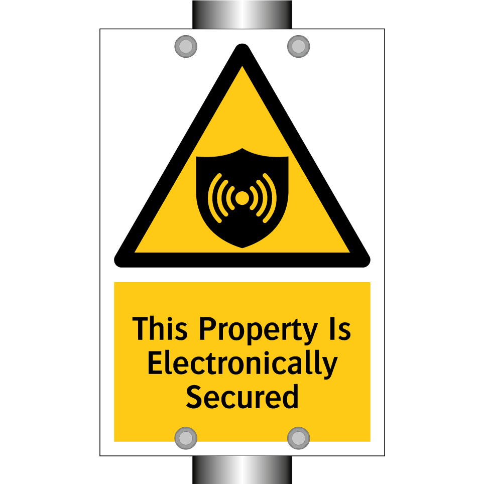 This Property Is Electronically Secured