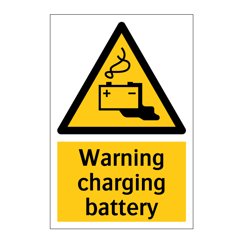 Warning charging battery