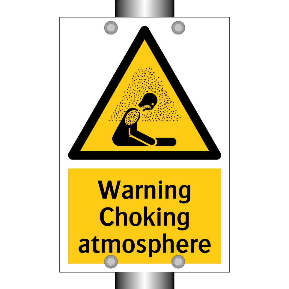 Warning Choking atmosphere