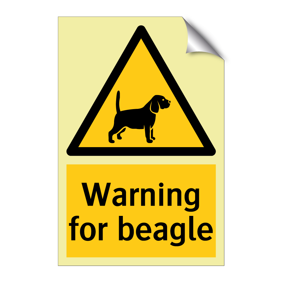 Warning for beagle