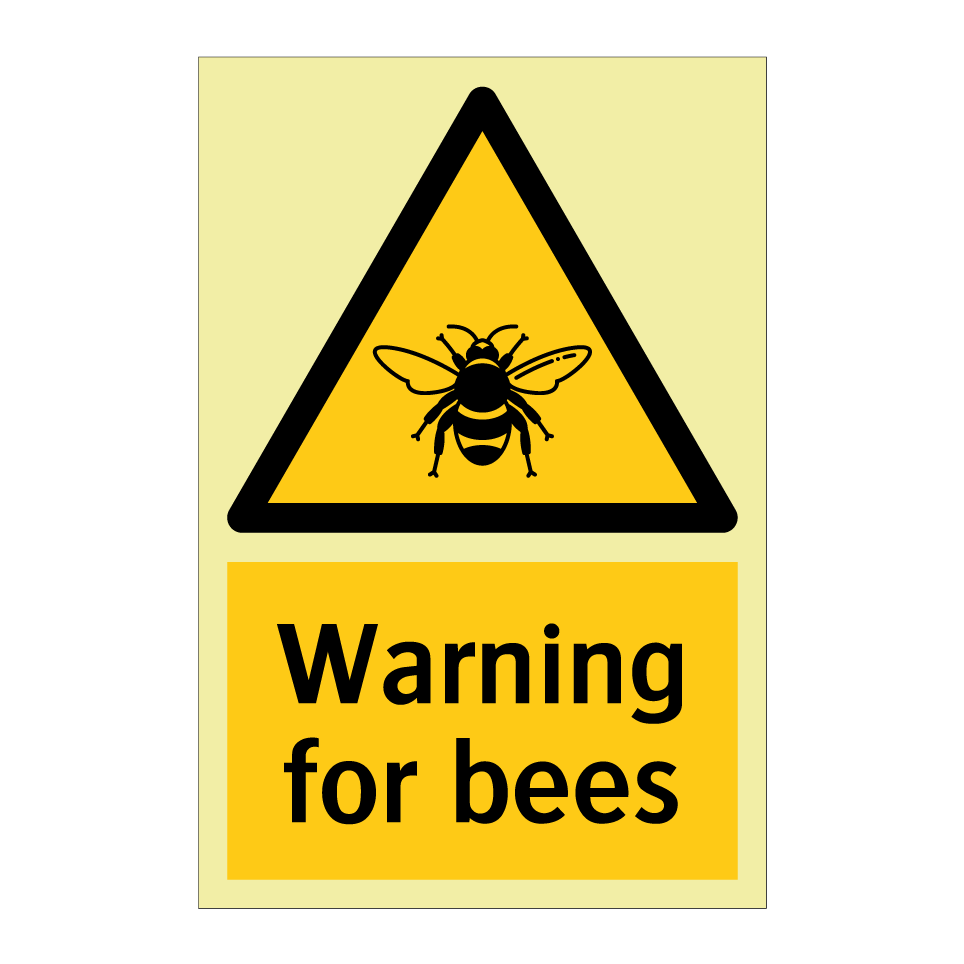 Warning for bees