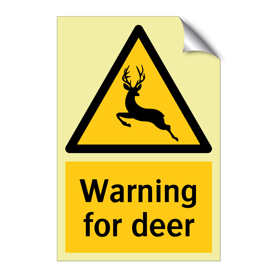 Warning for deer