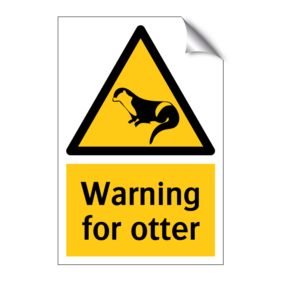 Warning for otter