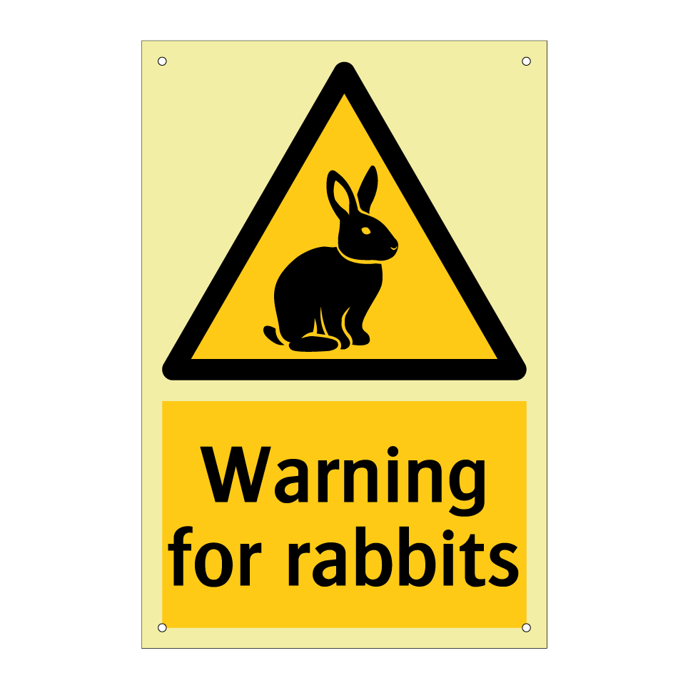 Warning for rabbits