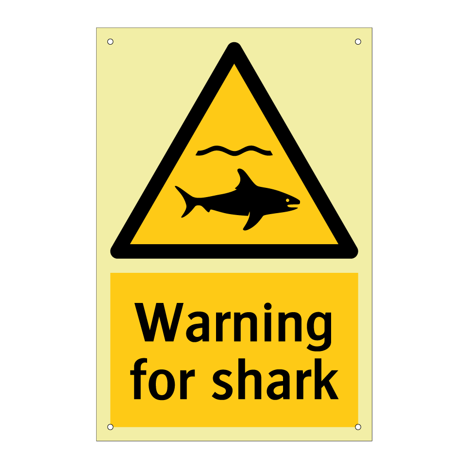 Warning for shark