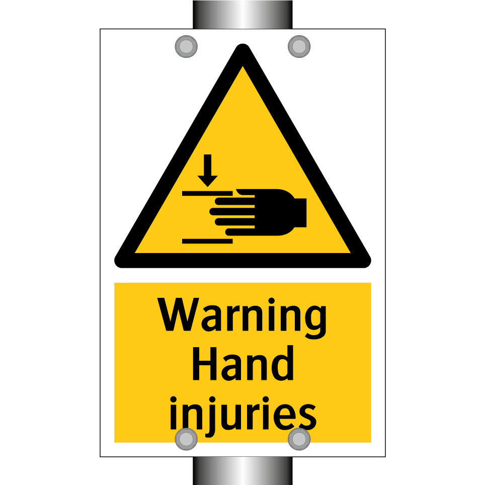 Warning Hand injuries
