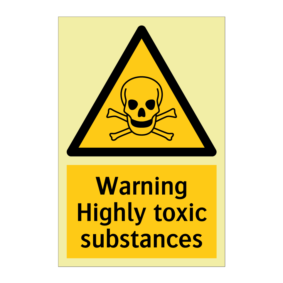 Warning Highly toxic substances