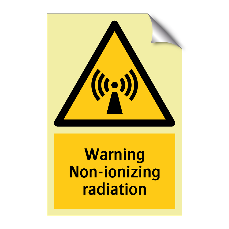 Warning Non-ionizing radiation
