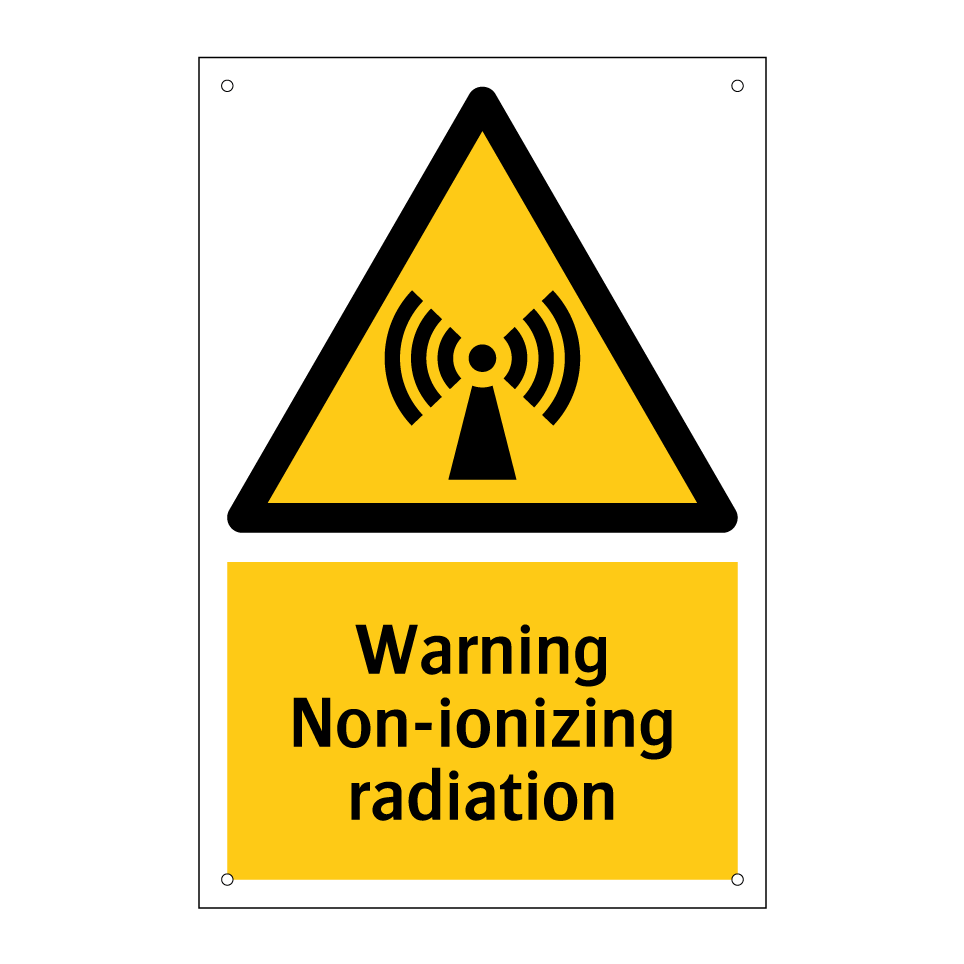 Warning Non-ionizing radiation