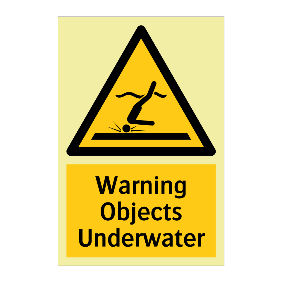 Warning Objects Underwater