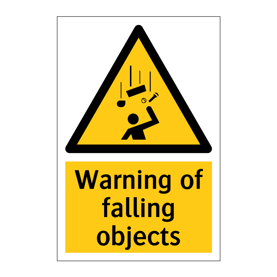 Warning of falling objects