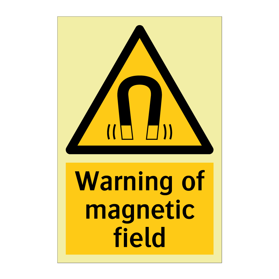 Warning of magnetic field