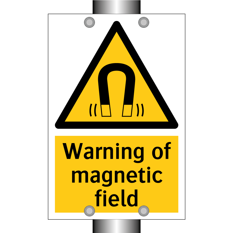 Warning of magnetic field