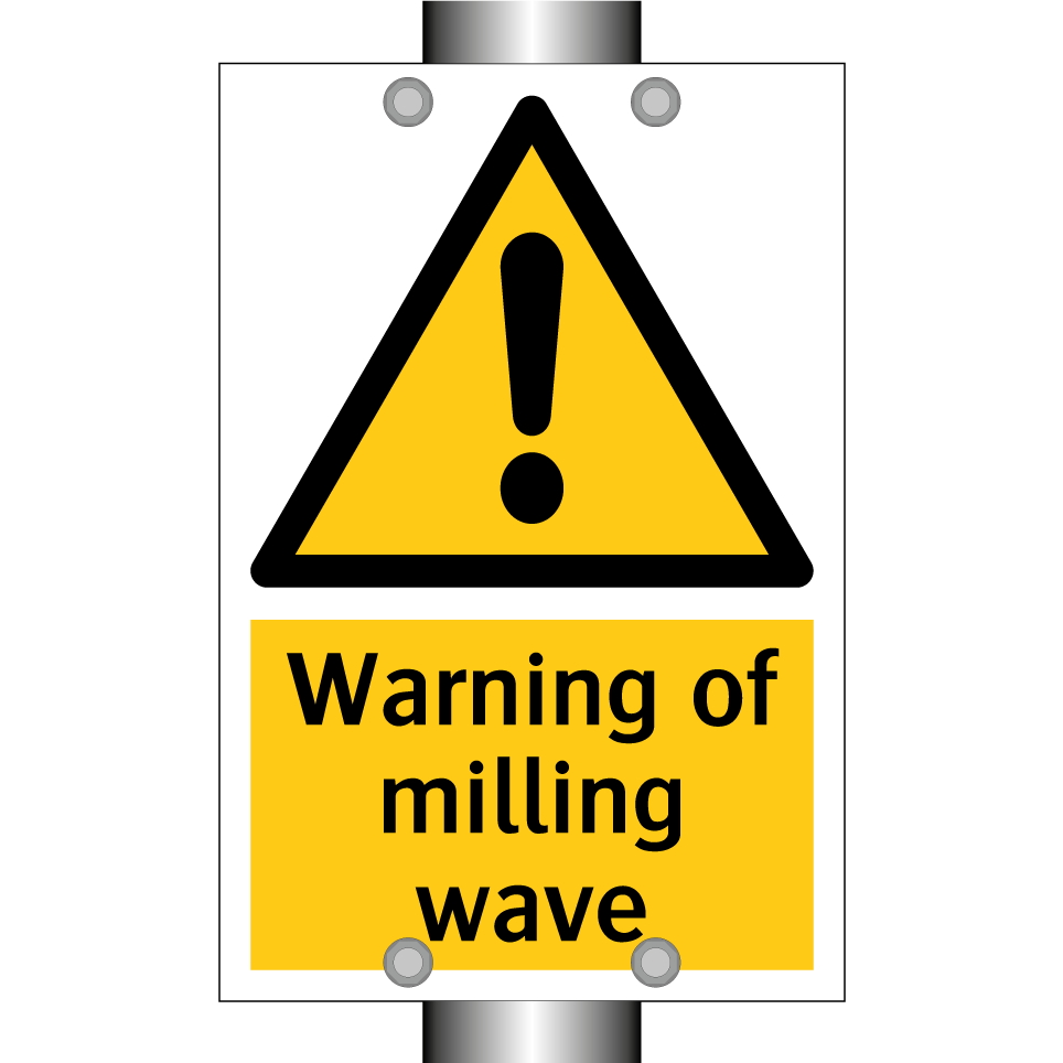 Warning of milling wave