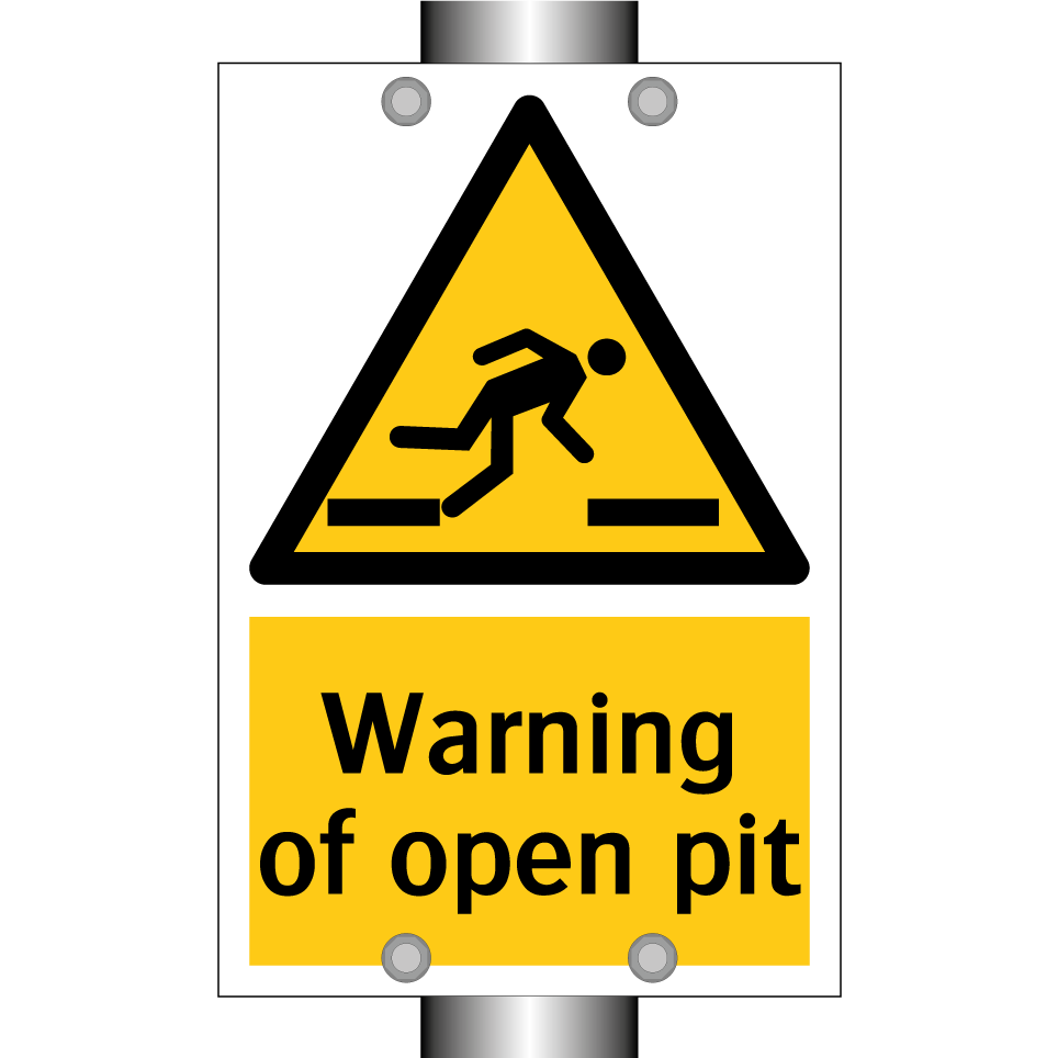 Warning of open pit