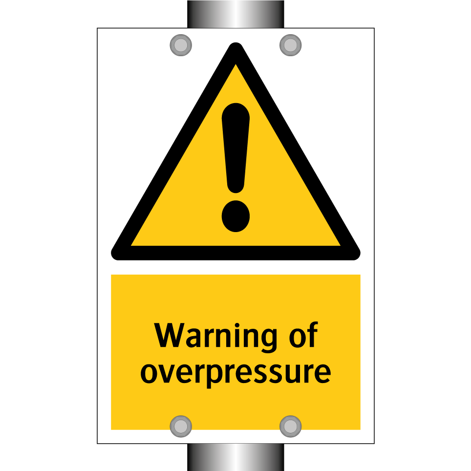 Warning of overpressure