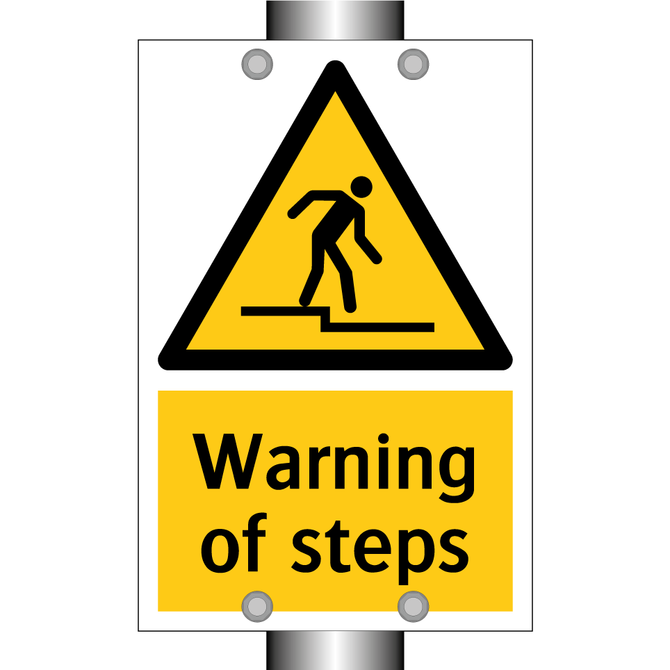 Warning of steps