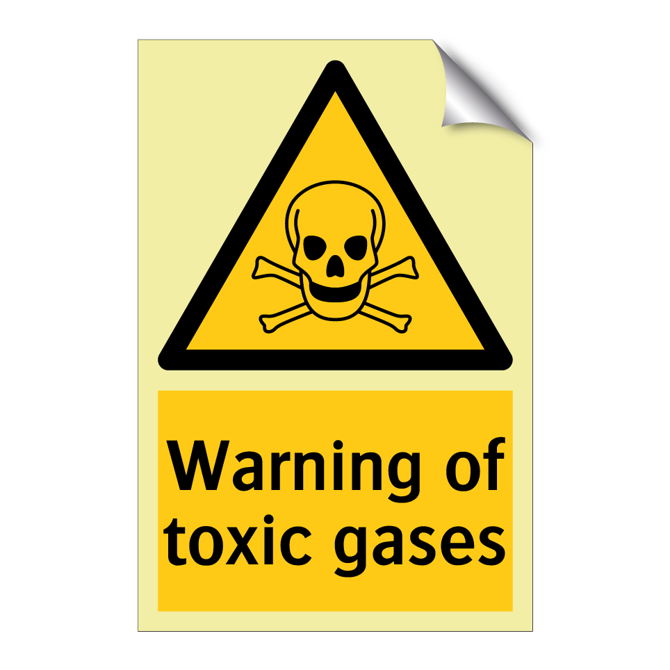 Warning of toxic gases