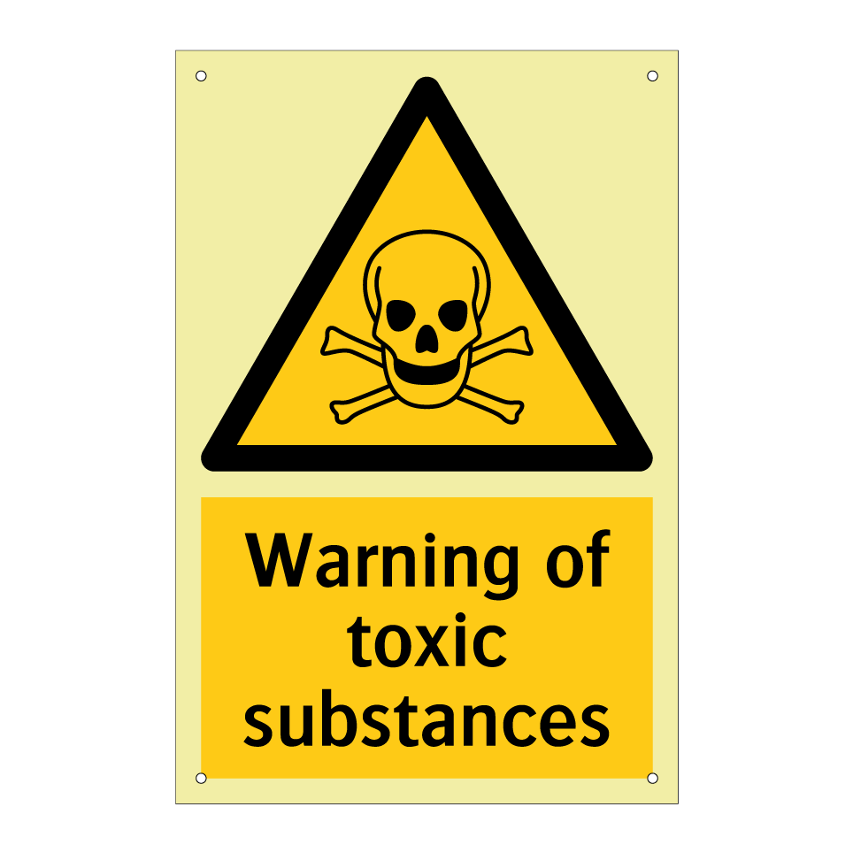 Warning of toxic substances