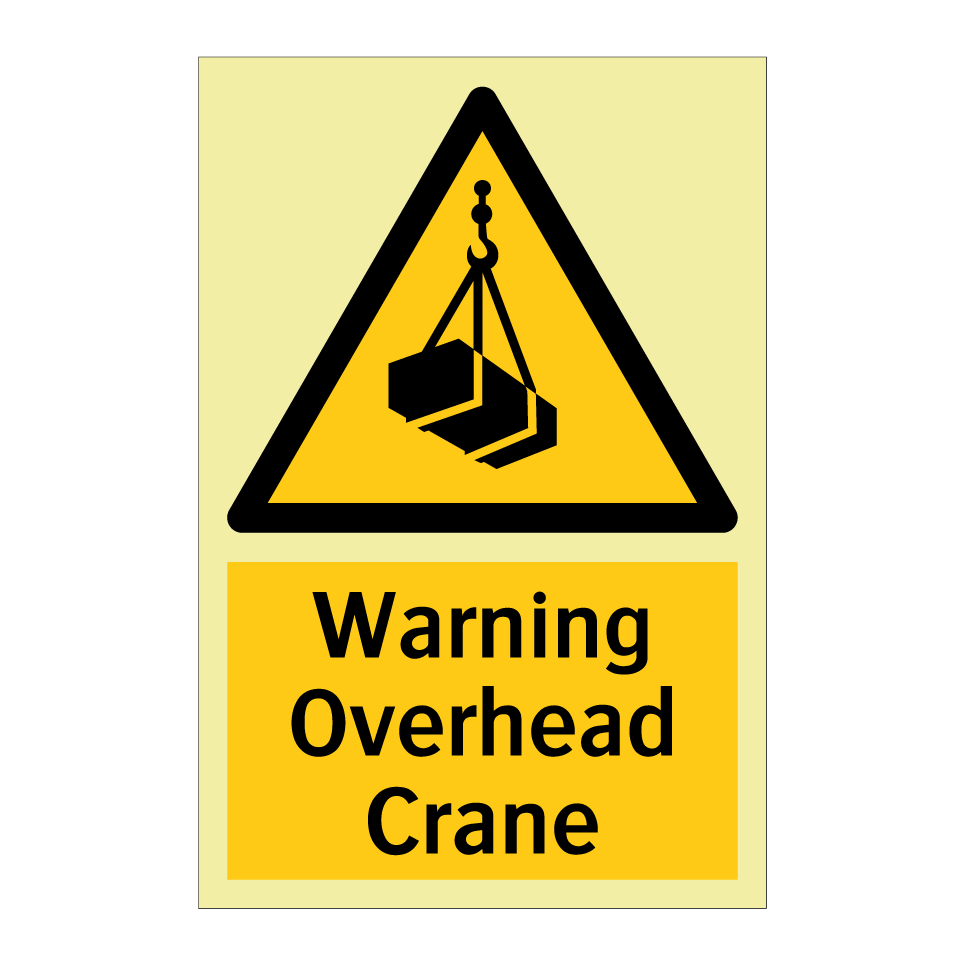 Warning Overhead Crane