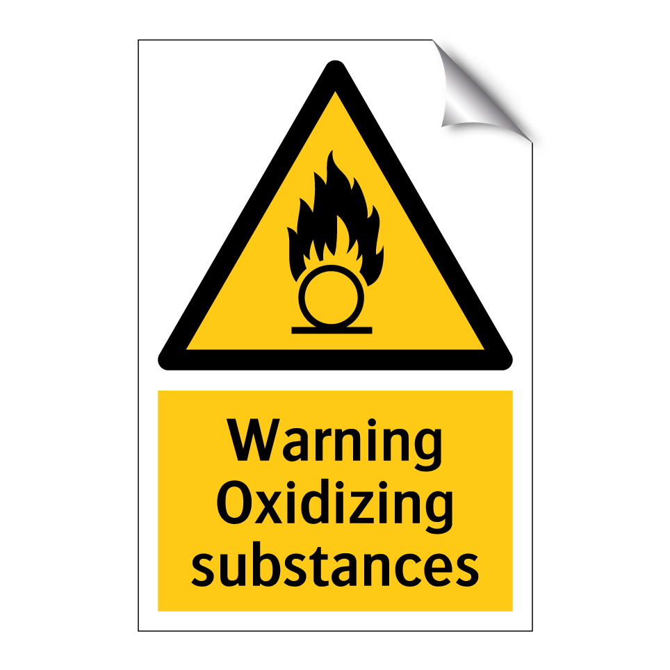 Warning Oxidizing substances