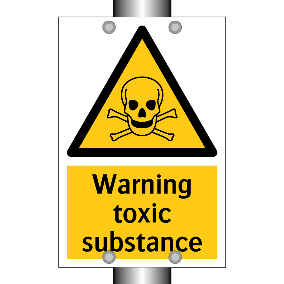 Warning toxic substance