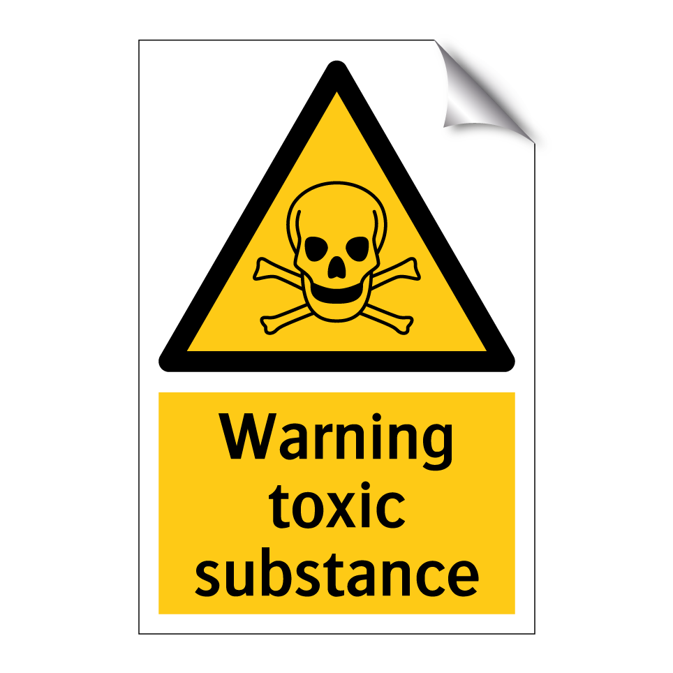Warning toxic substance