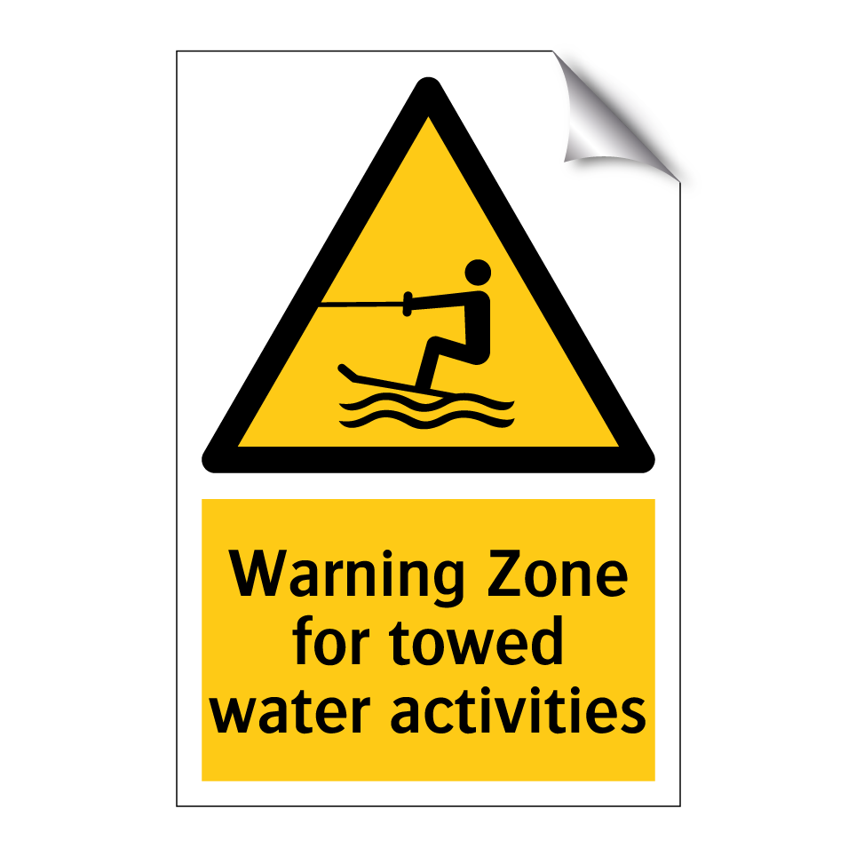 Warning Zone for towed water activities