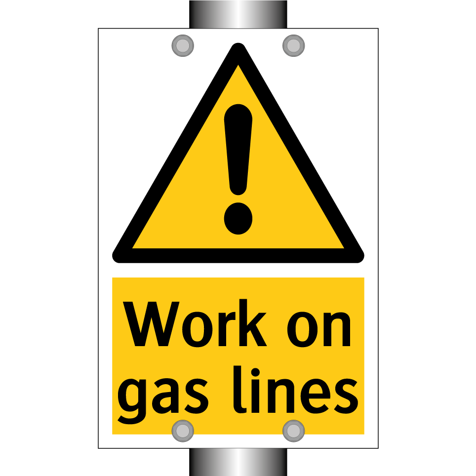 Work on gas lines