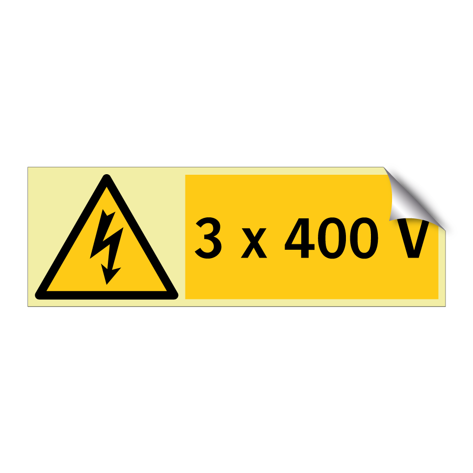 3 x 400 V