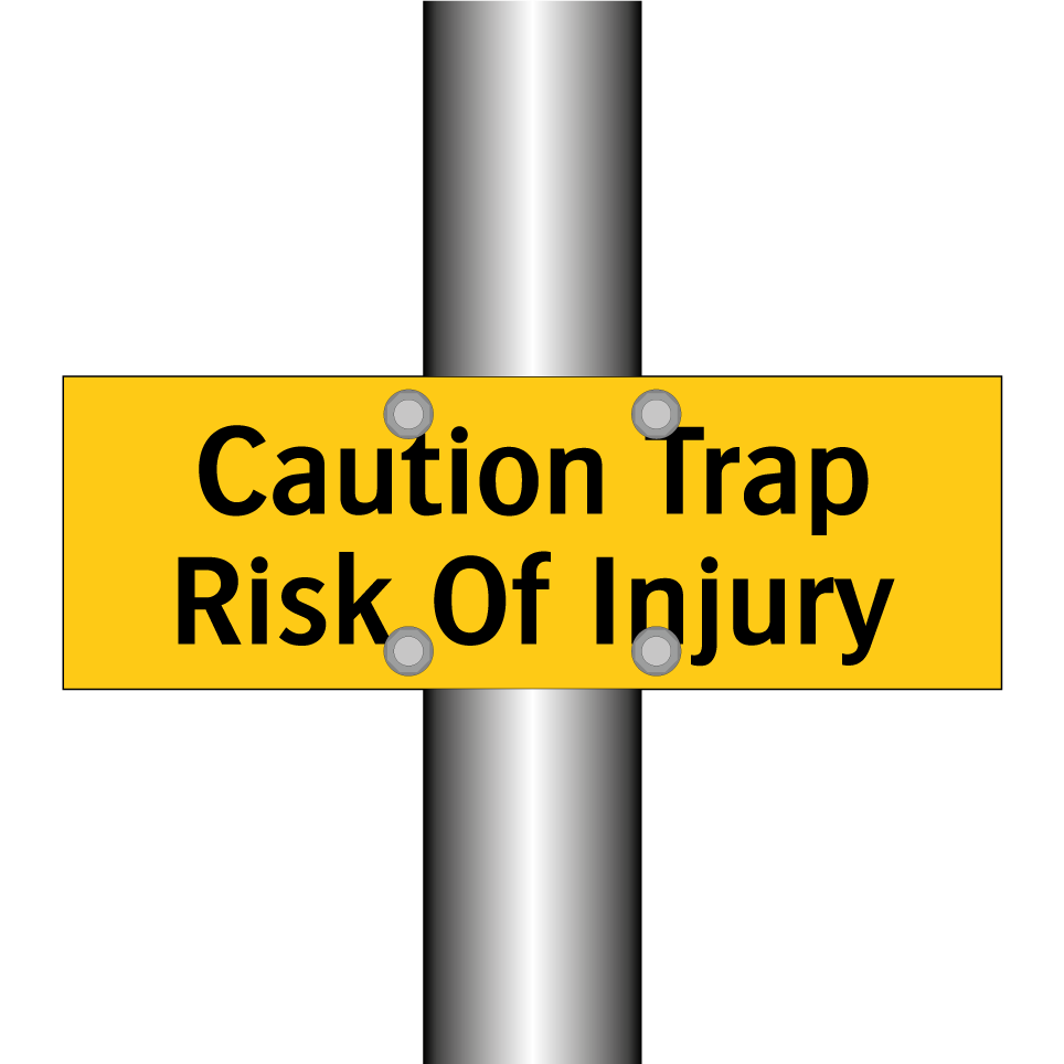 Caution Trap Risk Of Injury