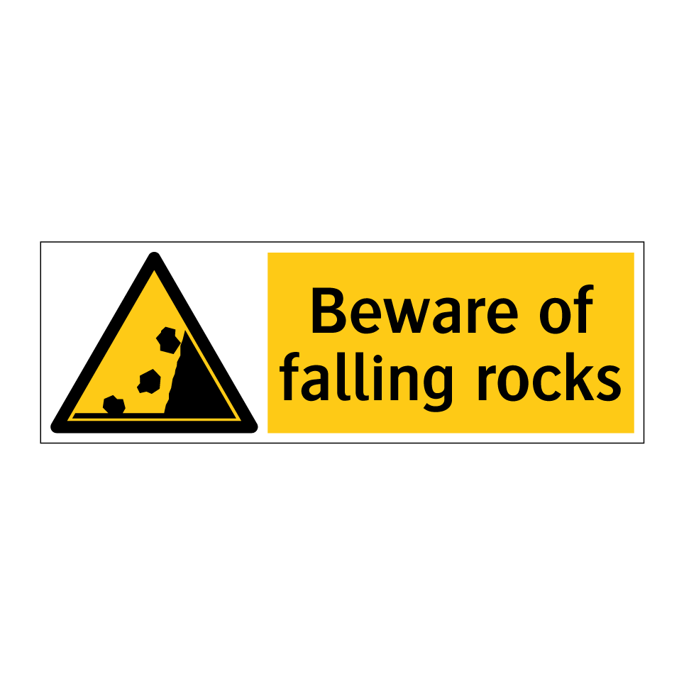 Beware of falling rocks