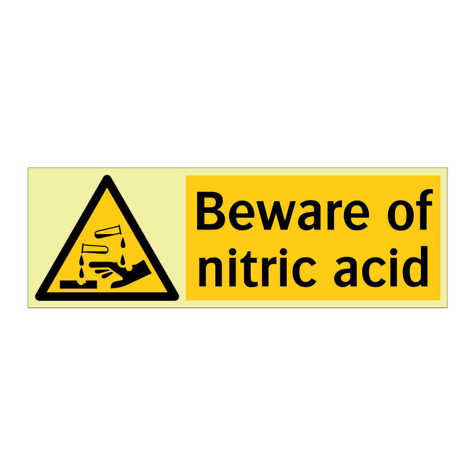 Beware of nitric acid
