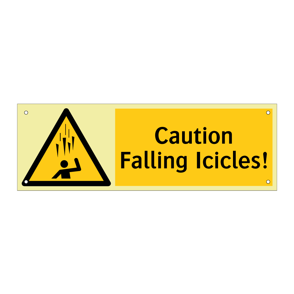 Caution Falling Icicles!