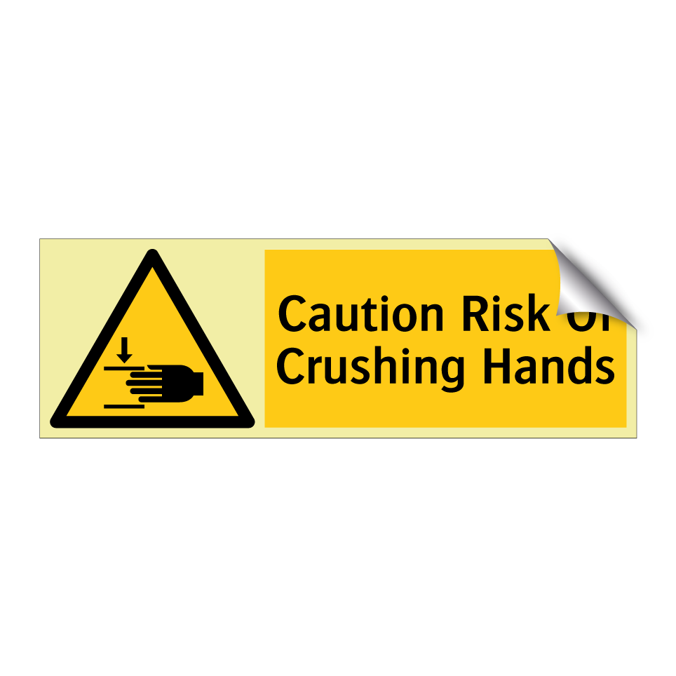 Caution Risk Of Crushing Hands