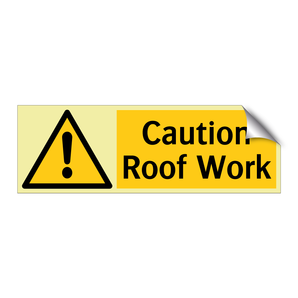 Caution Roof Work