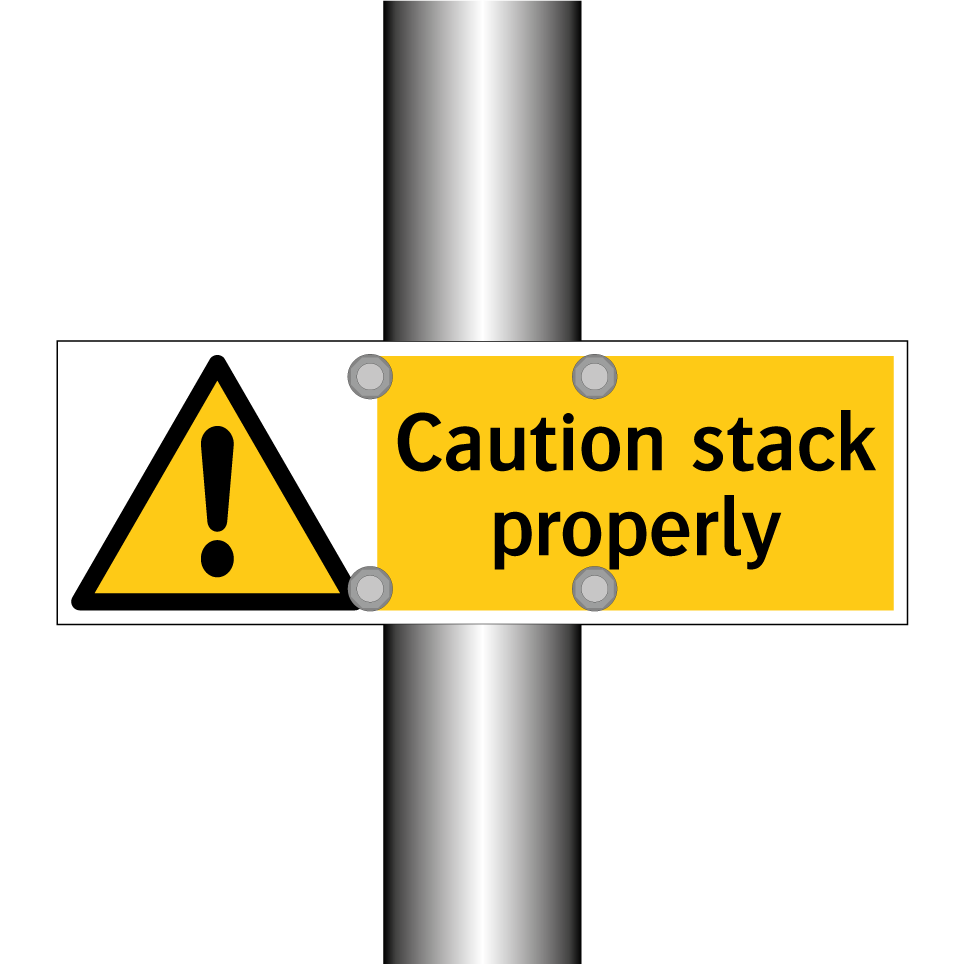Caution stack properly