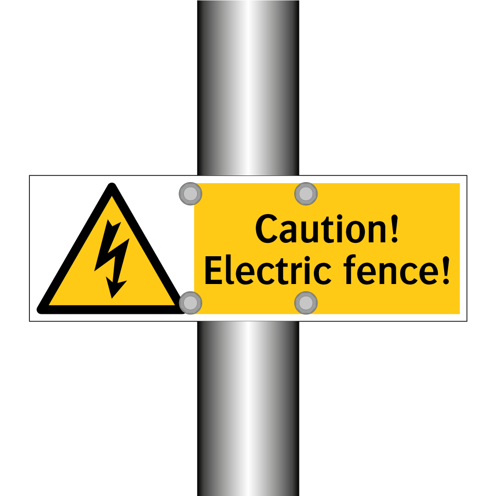 Caution! Electric fence!