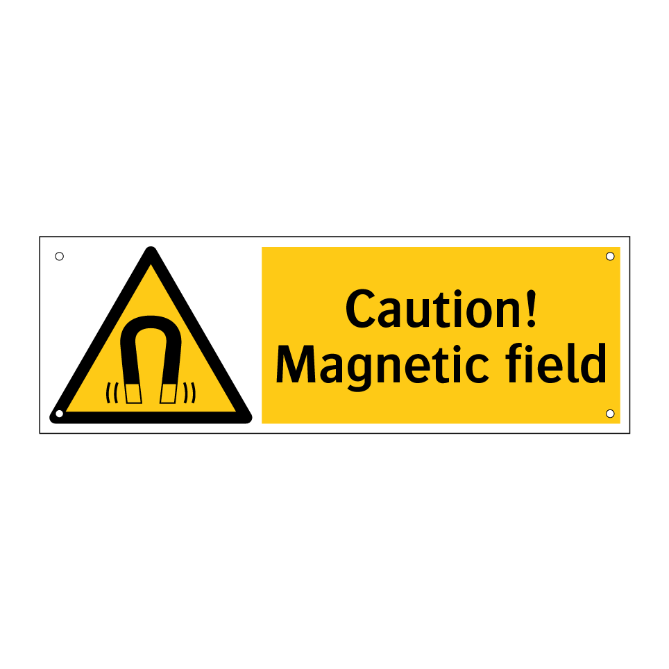 Caution! Magnetic field