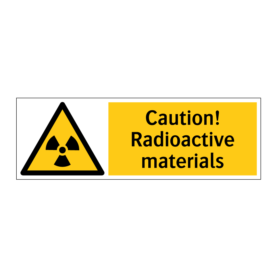 Caution! Radioactive materials